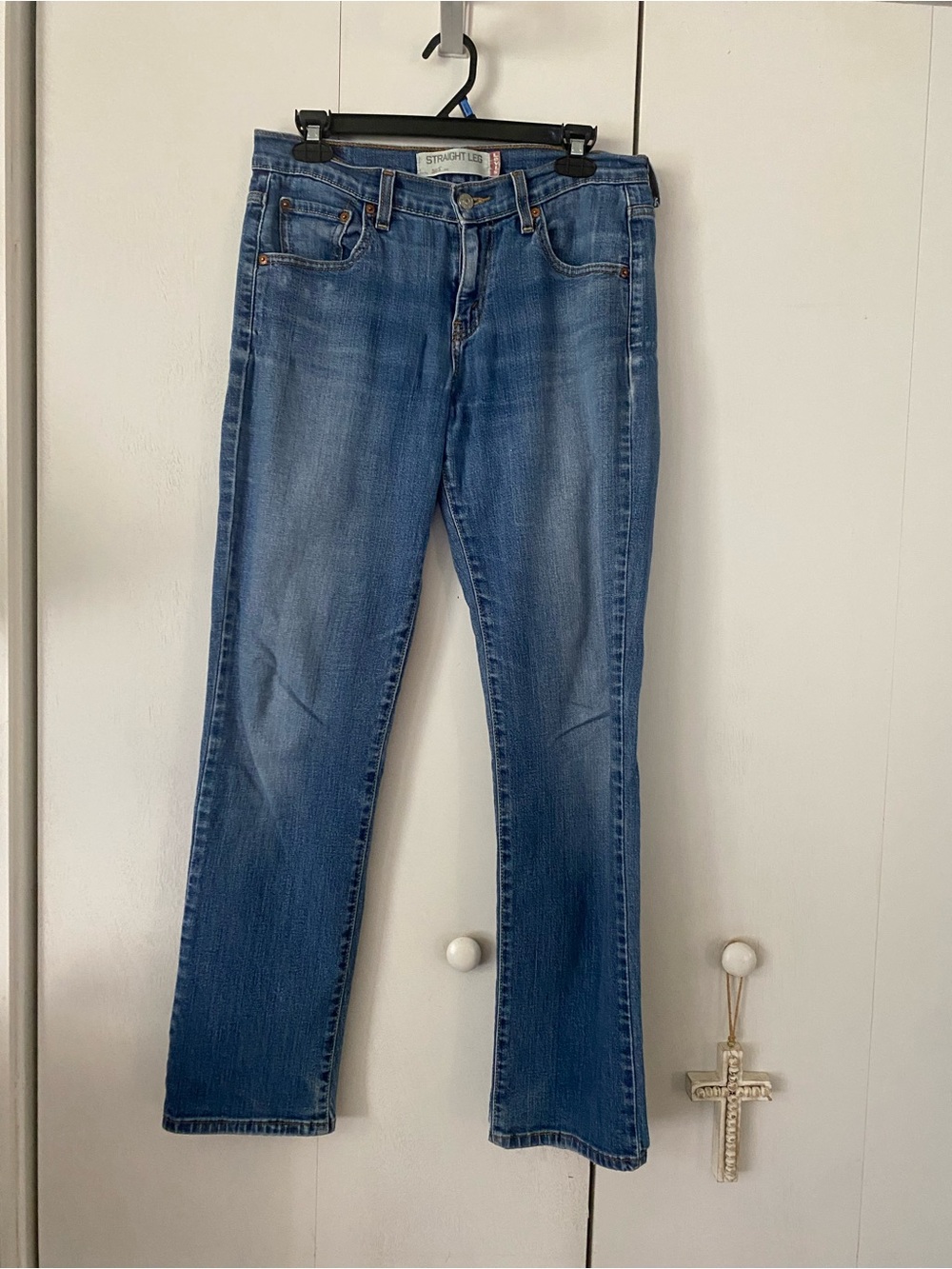 Levi's 505 Straight Leg Jeans in Blue Denim Size 6m